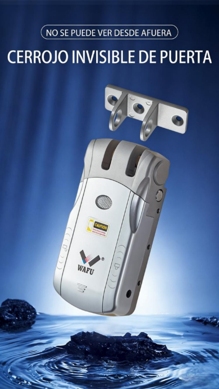 Cerradura oculta WAFU sin herrajes visibles en el exterior