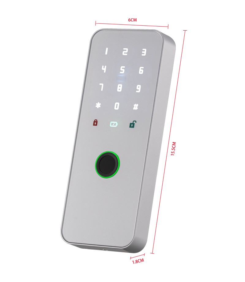 Parámetros de dimensiones de la llave de la cerradura