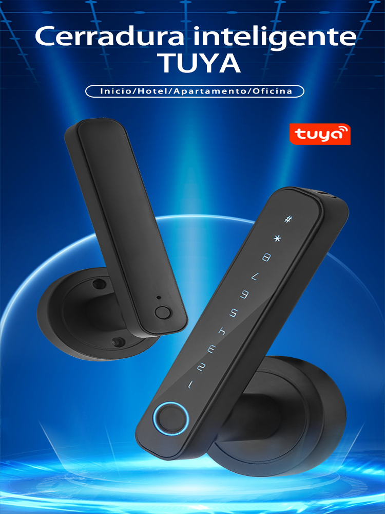 WF-F3 cerradura de manija con huella digital Tuya