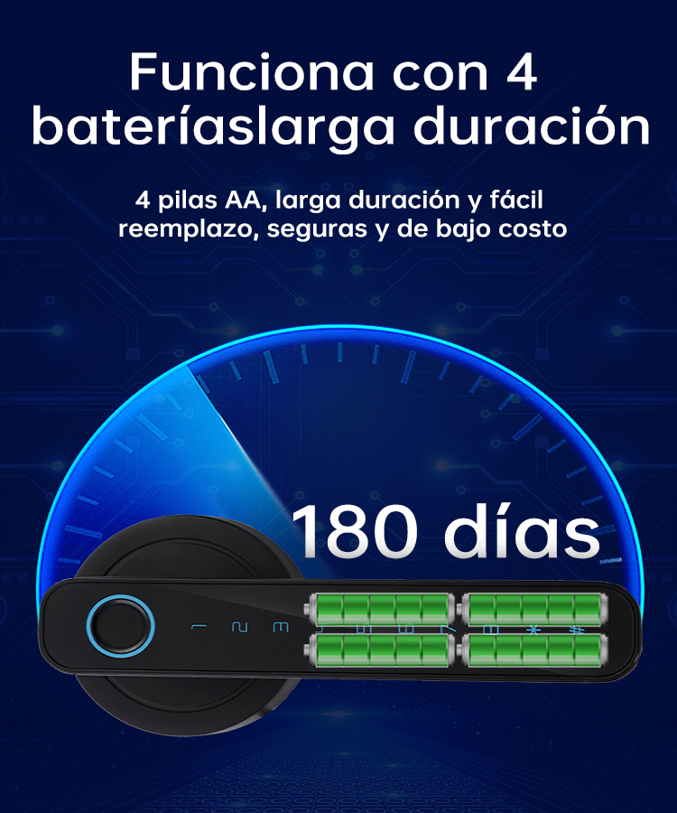 WF-F4 4 × pilas AAA con duración de 180 días