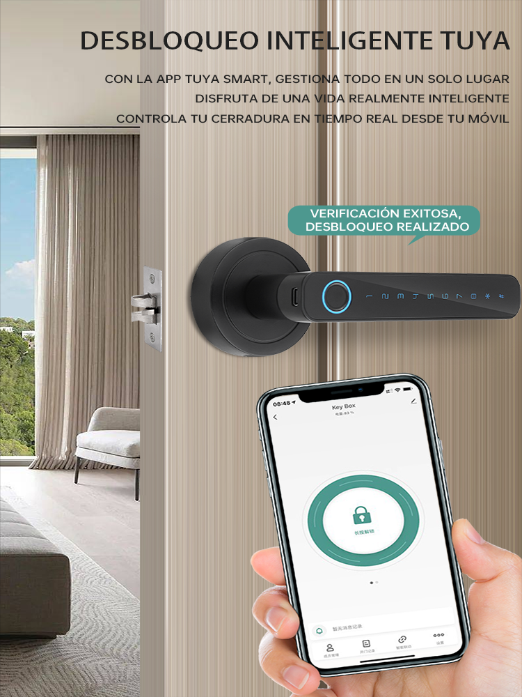 WF-F4 interfaz de desbloqueo con un clic en la App