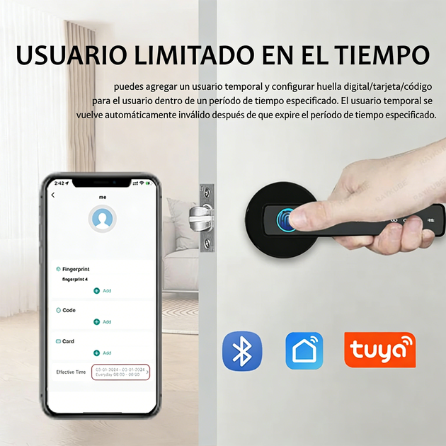 WF-F6 usuario con huella/tarjeta/contraseña de tiempo limitado