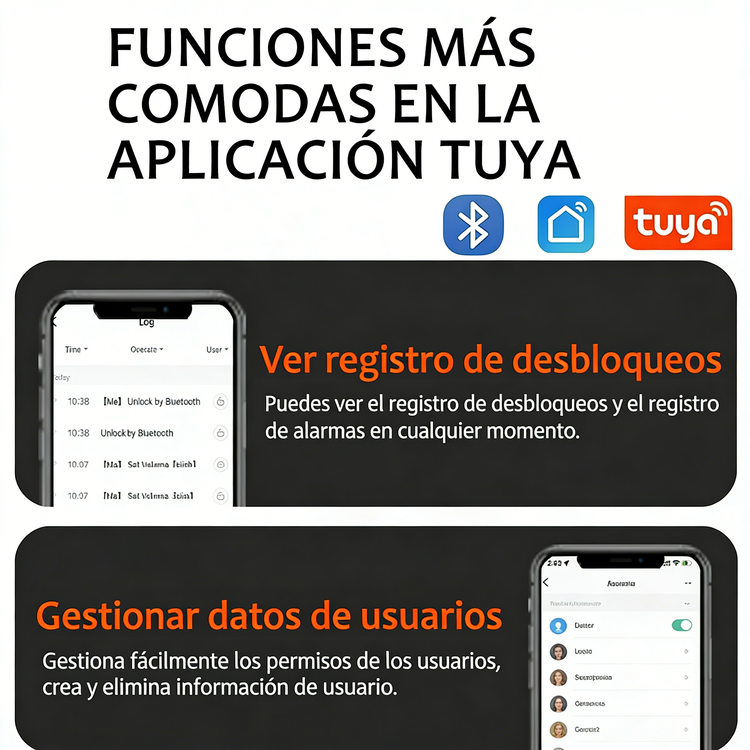 WF-F6 registros de la App y gestión de miembros