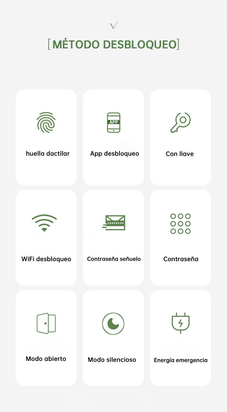 WF-Q7 resumen de funciones seis en uno