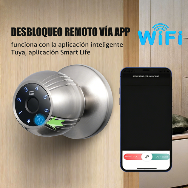 WF-Q7 desbloqueo remoto vía App Wi-Fi