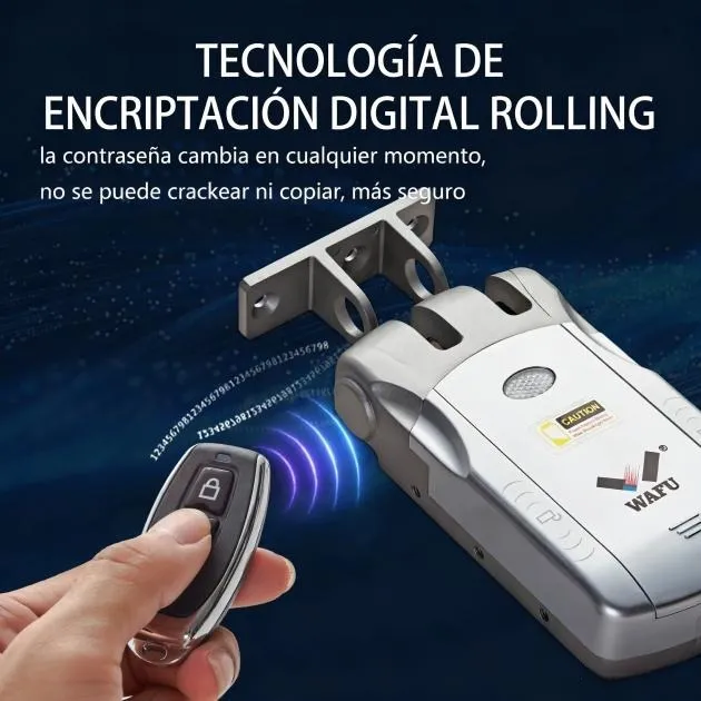 Ilustración del principio de la tecnología de encriptación con código rodante