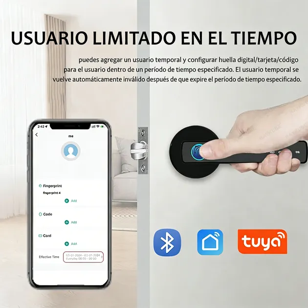 WF-F6 usuario con huella/tarjeta/contraseña de tiempo limitado