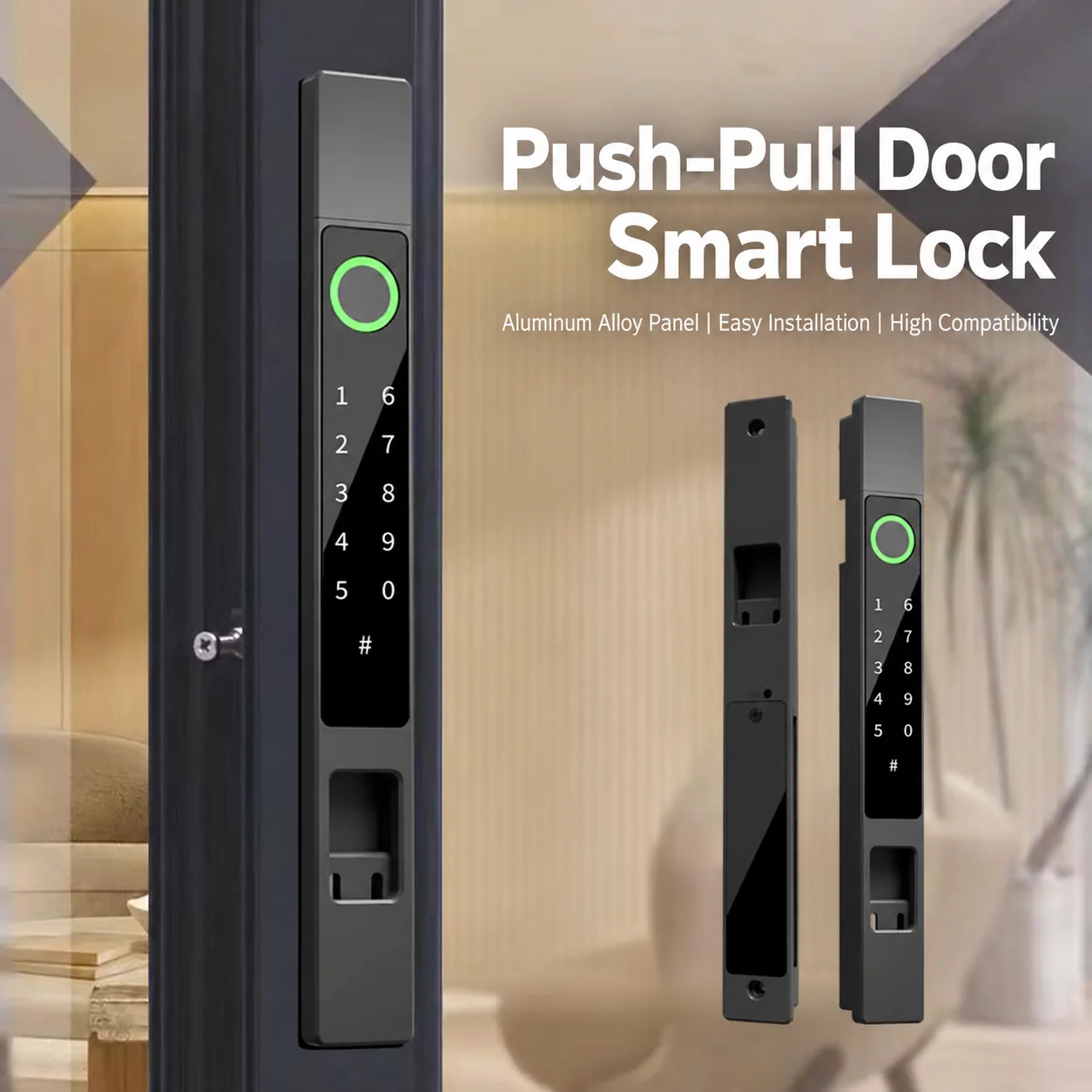 Imagen de la cerradura para puerta corredera WAFU N1 2